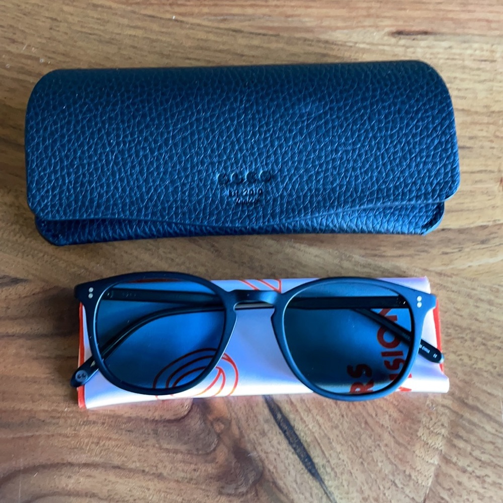 Garrett Leight - Kinney Sun - Matte Black - 49mm - New